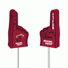 Miami Heat #1 Antenna Topper Finger / Auto Dashboard Buddy  (NBA)